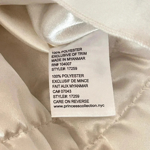 Couture Princess Floral Pattern Dress with Jeweled sides,bows and zipper - Picture 9 of 10